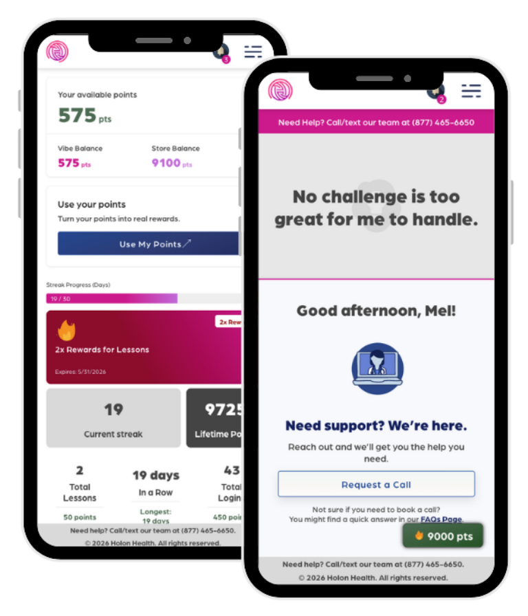 Holon Vibe App Screenshots LP