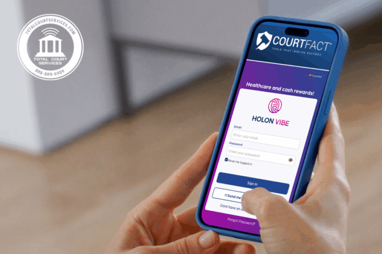 Total Court Services and Holon Health Partnership App